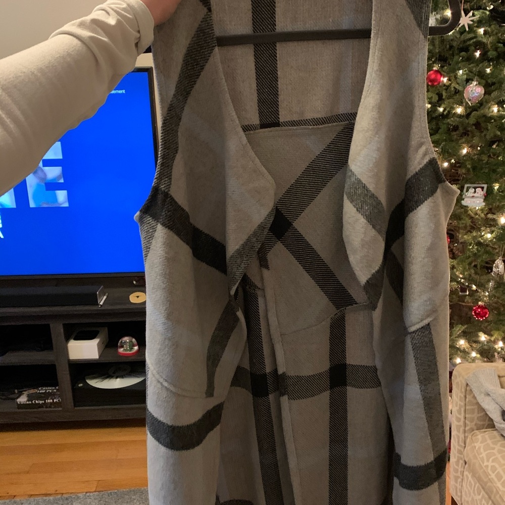 An adorable long vest!